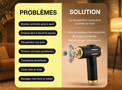 Pistolet de Massage Kinovia™ — Soulagez chaque tension