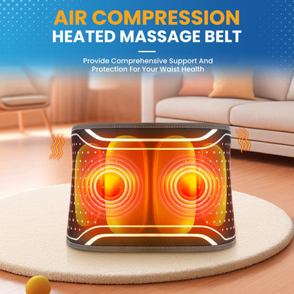 Electric Inflatable Air Pressure Belt New Upgrade Sideway Extrusion Lumbar Traction Waist Support Massager Relaxation